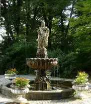 Rottenbuch, der Welfenbrunnen im Klosterhof, Sept.2014
