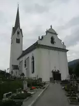 Sillian im Hochpustertal, Pfarrkirche Maria Himmelfahrt, erbaut bis 1326, barockisiert 1759 durch Architekt Josef Adam M�lck (18.09.2014)