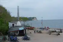 Die kleine R�ucherei am kleinen Fischerhafen von Vitt (Gemeinde Putgarten, Halbinsel Wittow, R�gen, Mai 2011)