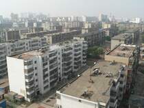 Typische chinesische Wohnh�user in Qinhuangdao. 15.9.2007