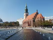 Die Marienkirche in Berlin am 05.Oktober 2014.