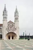 LISBOA (Concelho de Lisboa), 24.01.2001, die Westseite des Hieronymus-Klosters im Stadtteil Bel�m