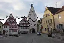 Monheim, Donauw�rther Tor am Marktplatz (24.12.2014)