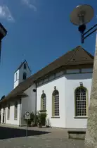Brugg, die Stadtkirche St.Nikolaus, geht zur�ck auf das 13.Jahrhundert, Mai 2011