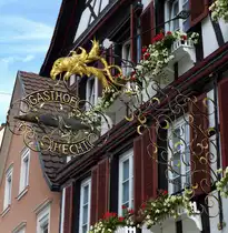 Wolfach, Gasthof  Hecht , Aug.2014