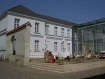 Greifswald, Pommersches Landesmuseum, erbaut von 1998 bis 2005 nach Pl�nen von Johann Gottfried Quistorp (22.05.2012)