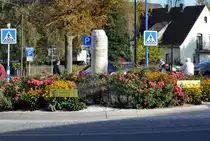 Kein  Wei�wurstdenkmal , sondern ein gut erhaltener Meilenstein aus der R�merzeit in Z�lpich - 18.10.2014