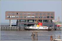 Am 08.02.2007 wurde das neue von den Architekten Prof. Schomers und Sch�rmann entworfenen Lotsenhaus in Bremerhaven eingeweiht. Aufnahmedatum: 23.09.2007 