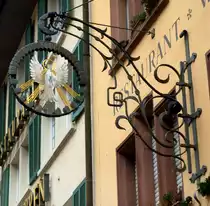 Freiburg, Restaurant  Heiliggeist-St�bl , Jan.2015