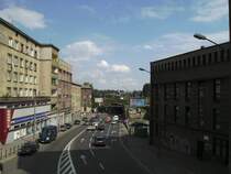 Die Bahnhofsstra�e beim Bahnhof Bytom