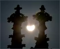 Notre Dame de Constance, anders beleuchtet... M�rz 2015.