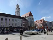 Augsburg, St. Moritz Kirche an der Maximilanstra�e (03.04.2015)