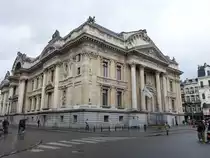 Br�ssel, neoklassische B�rse in der Rue Henri Maus, erbaut von 1868 bis 1873 durch Leon Suys (26.04.2015)