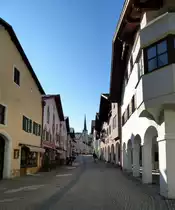 Garmisch-Partenkirchen, Blick in die historische Ludwigstra�e, Aug.2014