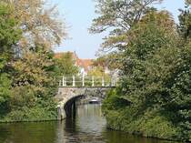 Vlietbr�cke Baujahr 1611, Boisotkade Leiden, 23-09-2007