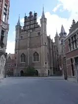 Antwerpen, Gildehaus Vleeshuis, erbaut von 1504 bis 1504 durch Herman de Waghemakere (28.04.2015)