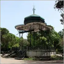 Lissabon. Musikpavillon im Jardim da Estrela. 12.05.2015