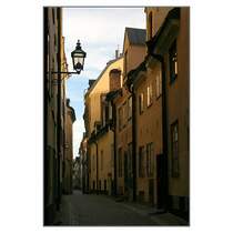 Stockholm, Gamla stan. Eine der Gassen in der historischen Altstadt. 25.8.2007 (Matthias)