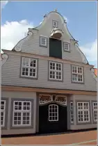 Quakenbr�ck. Sch�nes Giebelhaus in der Langen Stra�e. 22.05.2015