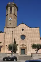 PINEDA DE MAR (Provincia de Barcelona), 31.05.2015, Esgl�sia (Kirche) de Santa Maria de Pineda