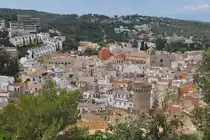 TOSSA DE MAR (Provincia de Girona), 09.06.2015, Blick von der Stadtmauer auf den Ort