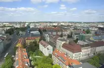 Aussicht von der Jakobskathedrale in Stettin (Katedra Świętego Jakuba).

Aufnahmedatum: 23. Mai 2015