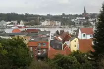 Aussicht von Duburg auf Flensburg.

Aufnahmedatum: 24. September 2011.