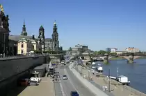 Br�hlsche Terrasse in Dresden. Aufnahmedatum: 7. Mai 2014.