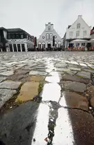 Marktplatz in Meldorf. 2. August 2012.