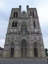 Abbeville, Stiftskirche St. Vulfran, sp�tgotisch, erbaut ab 1488 (12.07.2015)