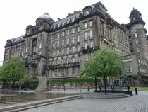 Glasgow, Gatehouse Building, Lehrkrankenhaus mit Medical Block von 1914 (04.07.2015)