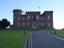 Inverness Castle, erbaut 1835 auf dem Gel�nde der mittelalterlichen Vorg�ngerburg, heute Gericht (06.07.2015)