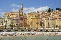 Menton (C�te d'Azur). Aufnahmedatum: 26. Juli 2015.