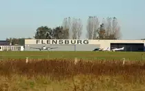 Flugplatz Flensburg Sch�ferhaus. Aufnahmedatum: 20. Oktober 2010.