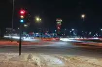 Kreuzung Friedensh�gel/Westerallee/Lilienthalstra�e in Flensburg. Aufnahmedatum: 29. Dezember 2012.