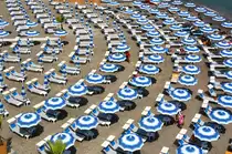 Strand in Atrani an der Amalfik�ste. Aufnahmedatum: 28. Juli 2011.