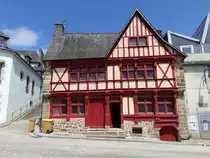 St. Brieuc, Fachwerkhaus in der Rue Gouet (13.07.2015)