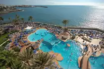 Aussicht von Hotel Sunwing in Arguinegu�n - Gran Canaria. Aufnahme: Oktober 2009.