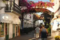 Puerto de Mog�n - Gran Canaria. Aufnahme: Oktober 2009.