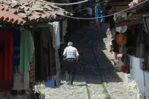 Der Bazar in der  Kleinstadt Kruj� n�rdlich von Tirana - Albanien.