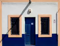 Hausfassade in Puerto de las Nieves - Aufnahme: Oktober 2009.