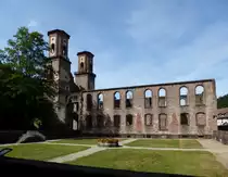 Frauenalb, Blick �ber den Konvent auf die Klosterkirche, 1803 Aufhebung des Klosters, ab 1853 Ruine, Aug.2015