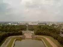 Leipzig: Blick vom V�lkerschlachtdenkmal in nordwestliche Richtung (Stadtzentrum) am 14.07.2004 
