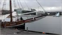 Oslo. Das moderne Opernhaus an der Bj�rvika. 16.09.2015
