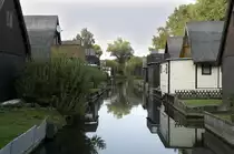 H�user am Tretroller See in Teterow. Aufnahme: Juli 2006.