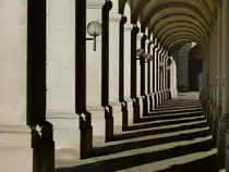 S�ulengang am Nationalmuseum D�nemarks in Kopenhagen. Aufnahme: Mai 2006.