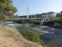 Podgorica, Millenium Br�cke �ber den Fluss Moraca (19.09.2015)