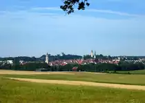 Rottweil, Blick aus �stlicher Richtung auf die �lteste Stadt in Baden-W�rttemberg, Juli 2015