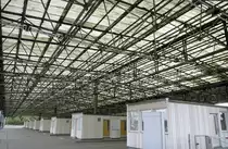 Der ehemaliger Grenz�bergang Marienborn zwischen der BRD und der DDR bei Helmstedt. Aufnahme: Juli 2006.