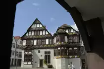 Dechanei H�xter - eines der �ltesten und gewi� sch�nsten Geb�ude der Stadt H�xter in der Stadtmitte. Aufnahme: Juli 2007.